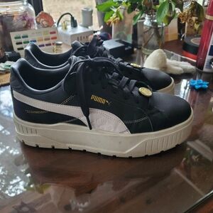 Puma Black and White Men's Sneakers